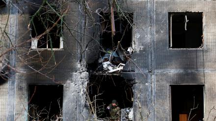 Russland hat in der Nacht erneut Kiew angegriffen.