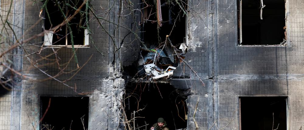 Russland hat in der Nacht erneut Kiew angegriffen.