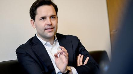 Der Chef der Jungen Union, Johannes Winkel. (Archivbild)