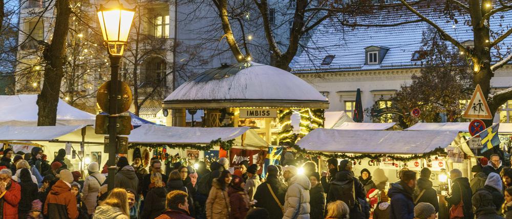 Der Weihnachtsmarkt in Alt-Rixdorf gehört zu den stimmungsvollsten Berlins.