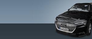 Der frühere Dienstwagen des Bezirksbürgermeisters von Berlin-Lichtenberg, Martin Schaefer (CDU).