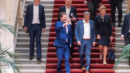 Die Spitzen von CDU und SPD in Berlin treffen sich regelmäßig zum Koalitionsausschuss.