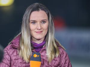 Denise Herrmann-Wick ist seit 2024 Biathlon-Expertin des ZDF.