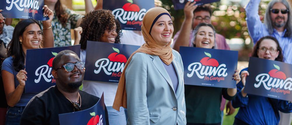 Ruwa Romman, derzeit Abgeordnete im House of Representatives von Georgia, möchte 2026 Gouverneurin ihres Bundesstaats werden