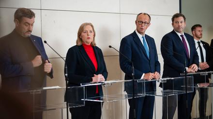 Die Spitzen von CDU, CSU und SPD im Bundestag wollen die Wirtschaft retten – aber was ist mit dem Klima? 