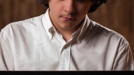 Der georgische Pianist und Komponist Tsotne Zedginidze. 