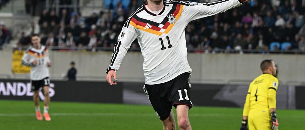 Nick Woltemades Doppelpack rettet die DFB-Elf vor einer Blamage in Luxemburg. 