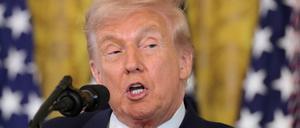 US-Präsident Donald Trump. 