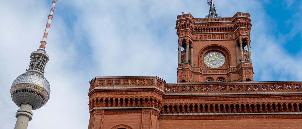Im Roten Rathaus wird ein Hip-Hop-Ball gefeiert. (Archivbild)
