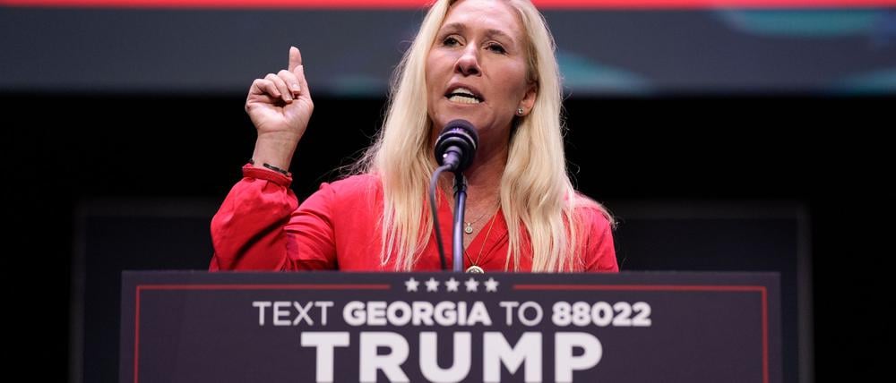 Vergangenes Jahr machte die Hardlinerin noch eifrig Wahlkampf für Trump.