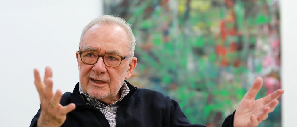 Gerhard Richter führt wieder einmal das Ranking „Kunstkompass“ an (Archivbild).