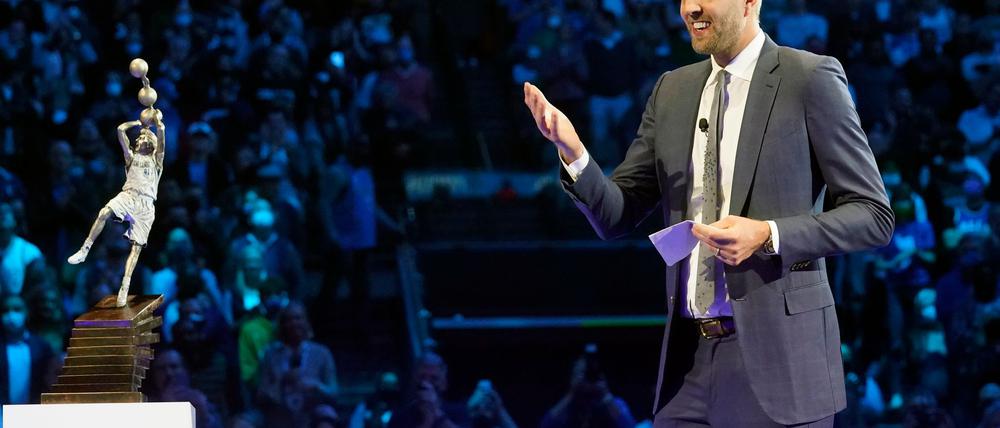 Wird Ex-Dallas-Star Dirk Nowitzki General Manager der Mavericks? (Archivbild)