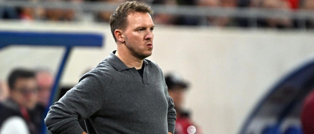 Julian Nagelsmann sah kein gutes Spiel seiner Mannschaft in Luxemburg.