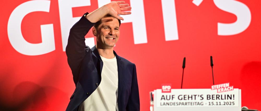 Steffen Krach soll die Berliner SPD in den Wahlkampf führen.