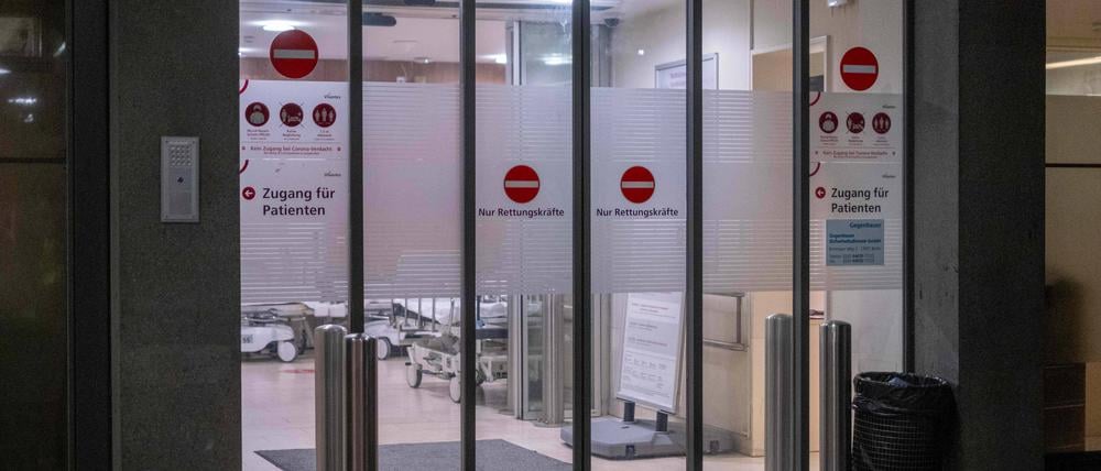 Der Eingang der Rettungsstelle des Vivantes Krankenhaus in Berlin-Friedrichshain. (Symbolbild)
