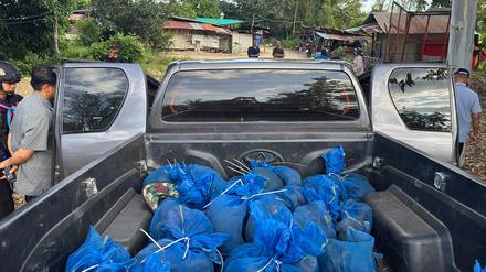 Die thailändische Armee hat an der Grenze zu Kambodscha einen Tierhändlerring aufgedeckt.