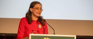 Die neue Grünen-Landesvorsitzende Juliana Meyer.