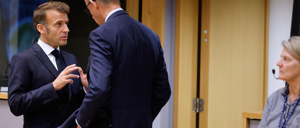 Bundeskanzler Friedrich Merz (CDU) und der französische Präsident, Emmanuel Macron, haben zum „Summit on European Digital Sovereignty“ eingeladen. (Archivfoto)