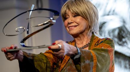 Judy Winter, Schauspielerin, reagiert auf den Götz-George-Preis 2025.
