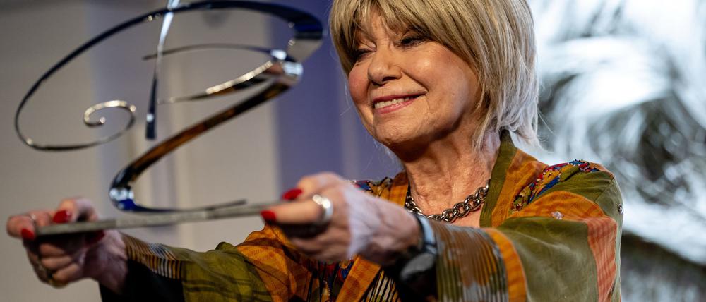 Judy Winter, Schauspielerin, reagiert auf den Götz-George-Preis 2025.