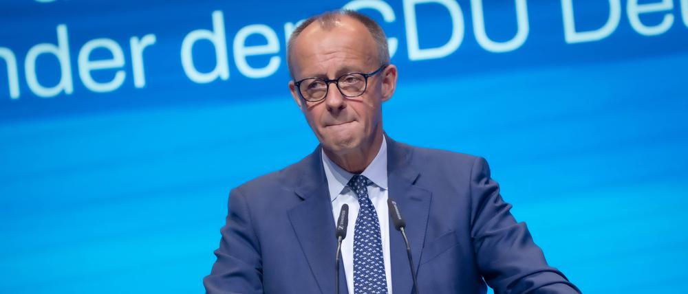 Bundeskanzler Friedrich Merz auf dem Deutschlandtag der Jungen Union.
