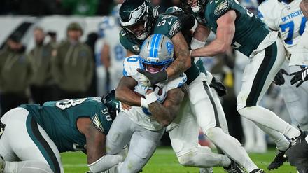 Die Philadelphia Eagles hatten die Detroit Lions fest im Griff.