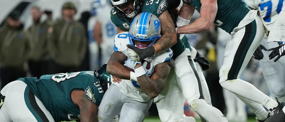 Die Philadelphia Eagles hatten die Detroit Lions fest im Griff.
