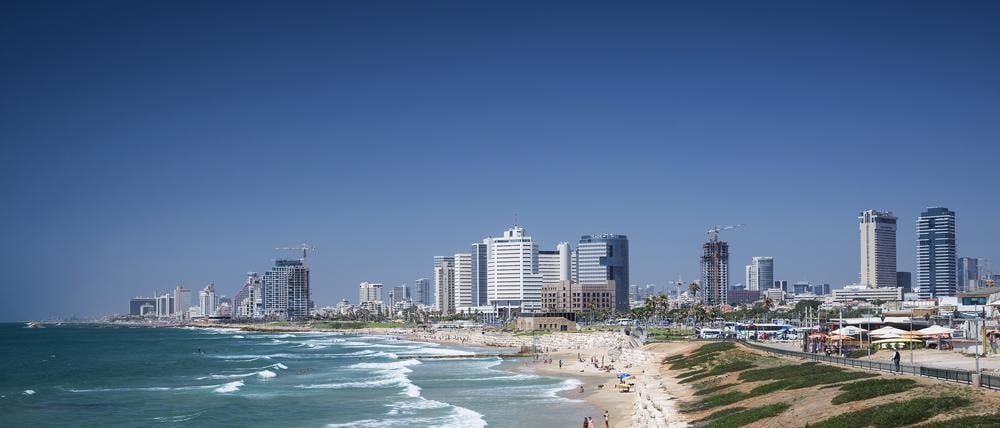 Blick auf Tel Aviv.