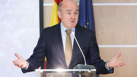 EZB-Vizepräsident de Guindos warnt vor Börsenrisiken wegen des Hypes um KI. (Archivbild)