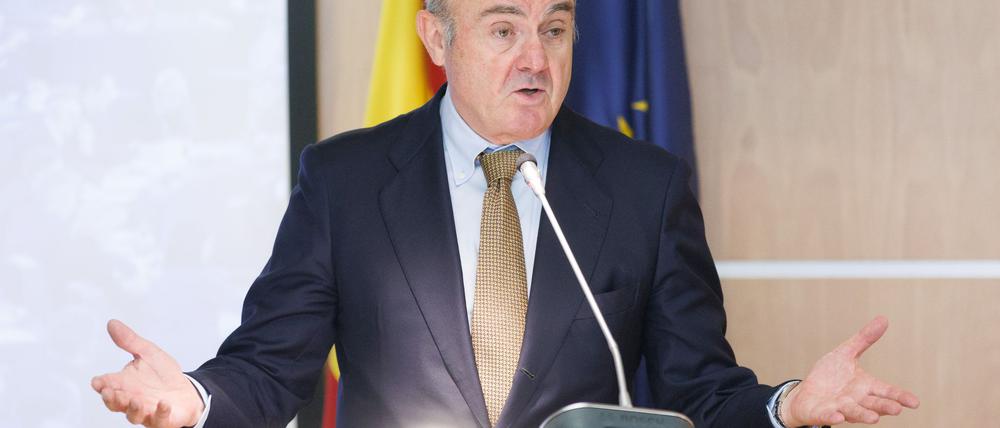EZB-Vizepräsident de Guindos warnt vor Börsenrisiken wegen des Hypes um KI. (Archivbild)