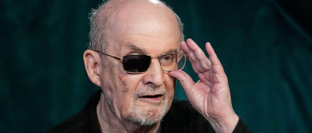 Der Schriftsteller Salman Rushdie