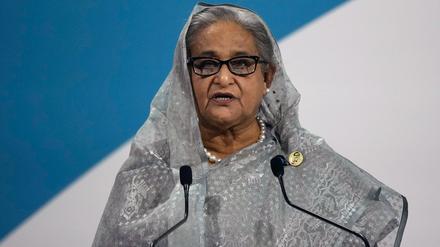 Ex-Ministerpräsidentin Hasina warf dem Gericht in einer ersten Reaktion vor, es habe eine „politisch motivierte“ Entscheidung getroffen. (Archivbild)