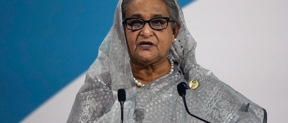 Ex-Ministerpräsidentin Hasina warf dem Gericht in einer ersten Reaktion vor, es habe eine „politisch motivierte“ Entscheidung getroffen. (Archivbild)