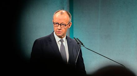 Bundeskanzler Friedrich Merz bei Wirtschaftskonferenz der „Süddeutschen Zeitung“.