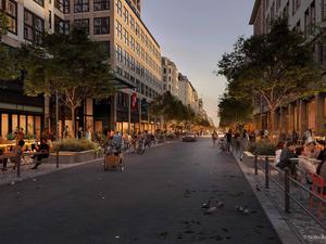 So soll die Friedrichstraße einmal aussehen.