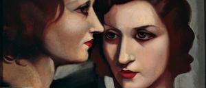 1931 schuf Tamara de Lempicka das Porträt zweier Freundinnen. Die Darstellung hat verblüffende Ähnlichkeit mit einem Bildnis von Botticelli.