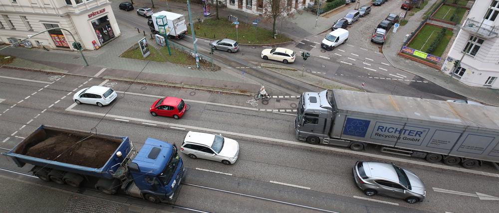 Unfallschwerpunkt Zeppelinstraße / Geschwister Scholl Straße Potsdam