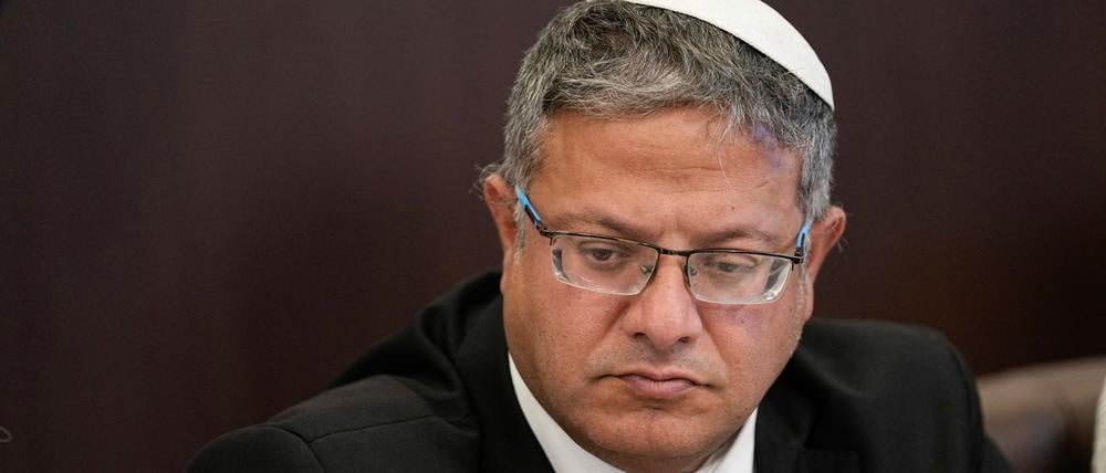 Israels Sicherheitsminister Itamar Ben-Gvir fordert unter anderem die Verhaftung des palästinensischen Präsidenten Mahmud Abbas, sollten die UN Pläne für die Gründung eines palästinensischen Staats vorantreiben. (Archivbild)
