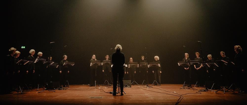 „Rekonstruktion für Chor“ (AT) Luc Döbereiner und Chorwerkstatt Berlin (Leitung: Sandra Gallrein)