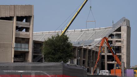 Das Stadion wird seit zweieinhalb Jahren renoviert. (Archivfoto)