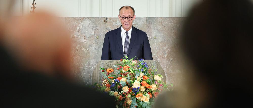 Kanzler Merz bezeichnete Friedrich von Metzler als „herausragenden Bankier“ und „Menschenfreund“.