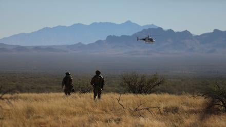 US-Patrouille in Sasabe im Bundesstaat Arizona an der Grenze zu Mexiko (Symbolbild).