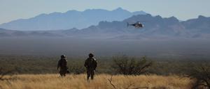 US-Patrouille in Sasabe im Bundesstaat Arizona an der Grenze zu Mexiko (Symbolbild).
