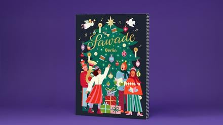 Wird immer wieder neu gestaltet: Der Sawade-Adventskalender.