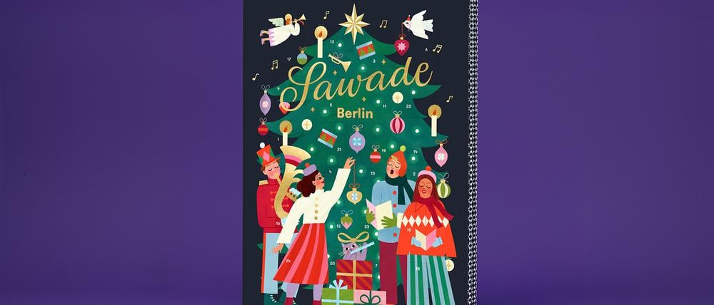 Wird immer wieder neu gestaltet: Der Sawade-Adventskalender.