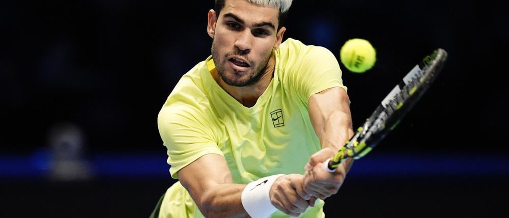 Muss seinen Start für die Davis-Cup-Endrunde absagen: Carlos Alcaraz.