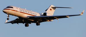 Mit solch einer Bombardier Global 5000 wollte Bundeslandwirtschaftsminister Alois Rainer in die USA fliegen.