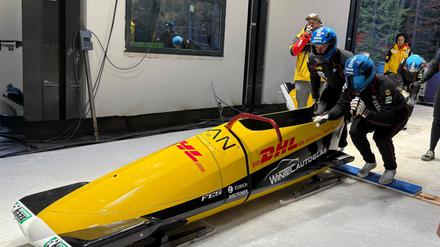 Johannes Lochner hat die neue Bahn mit seinem Anschieber Georg Fleischhauer umfassend getestet.