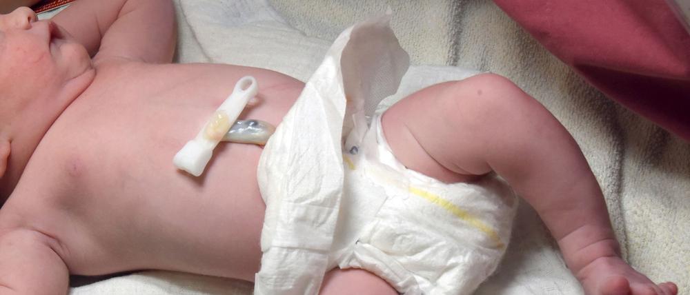 Ein neu geborenes Baby.