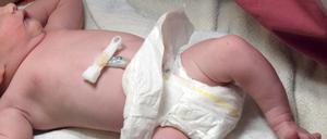 Ein neu geborenes Baby.